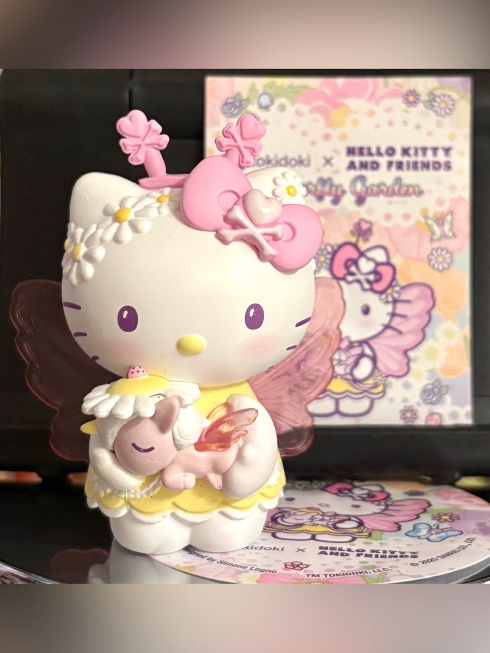 Tokidoki Hello Kitty Butterfly Garden Series Collectible Art Figure